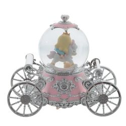 GAEM Фигурка декор "Девочка на лошадке" в стекл шаре (муз, подсвет, вьюга, 3xAAA н/п), D10, L22 W11 H19 с