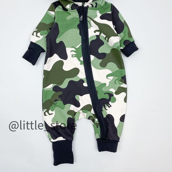 Комбинезон из футера "Время динозавров"