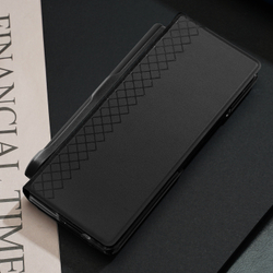 Чехол из кожи для Samsung Z Fold SE (W25), серия Bril Series Case (версия с S Pen) от Dux Ducis
