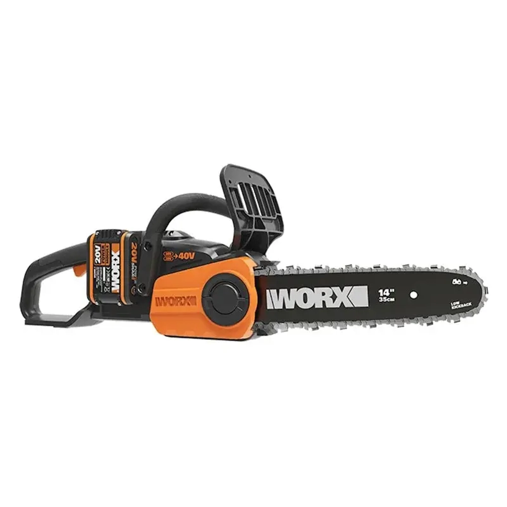 WORX WP370E цепная пила аккумуляторная (2 x 2 Ач, ЗУ)