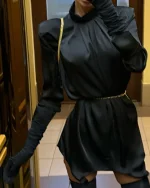 Блузка Satisfaction, Черная