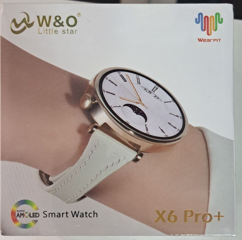 Смарт часы W&O X6 Pro+ (Серебро)