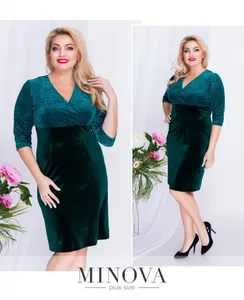 Платье 00260-зеленый Minova