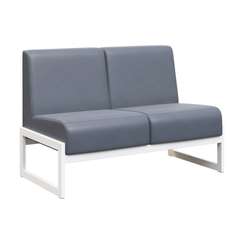 Module Диван двухместный MD.D2 Oregon 17/Металл Белый 1255*700*800