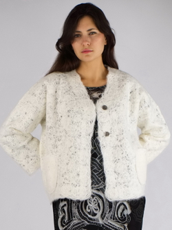 Шерстяной жакет «Белоснежный»