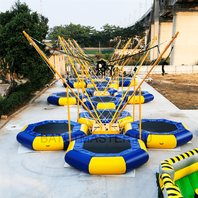 Батут-банджи «Полёт 2», 4-местный, 6×6×6 м