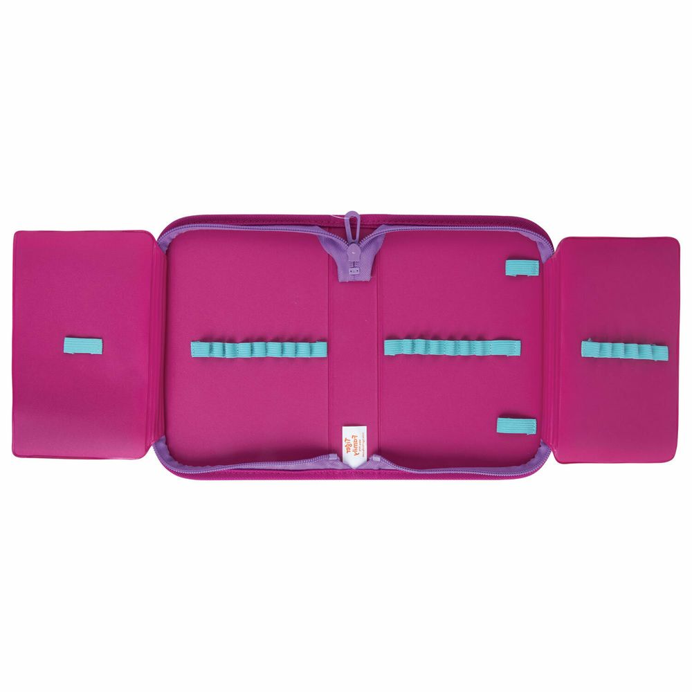 Пенал TIGER FAMILY 1 отделение, 2 откидные планки, ткань, "Rainbow Sorbet", 20х14х4 см, 228948, TGRW-011C1E
