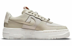Кроссовки Nike Air Force 1 Low Pixel "Light Stone" (Женская размерная сетка)