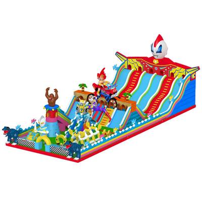 Коммерческий надувной батут «Звёздные Друзья», 30x12x10 м