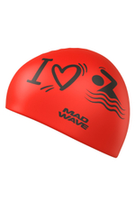 СИЛИКОНОВАЯ ШАПОЧКА MADWAVE LOVE SWIMMIMG