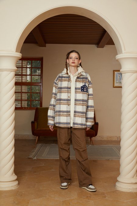 Куртка DONSMOKE "Church Logo" Plaid Wool Jacket