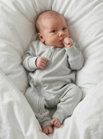 Комбинезон из футера без начеса, Серый