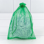 Мешочек 14х20см Органза (Зеленый)