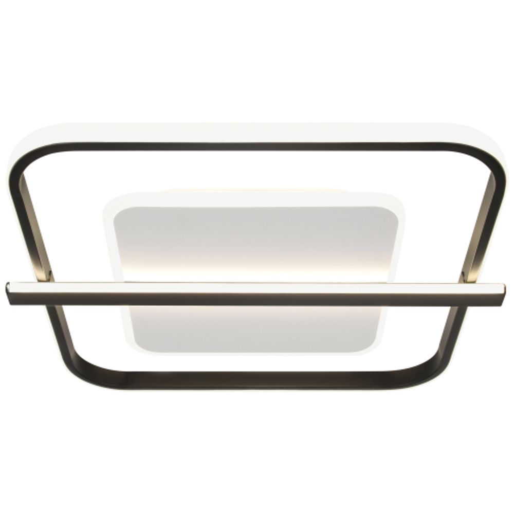 Светильник потолочный светодиодный ЭРА Модерн Franco CLL-1-107W 3K-6K RC BK с ДУ черный | Светильники SPB-6 с ДУ