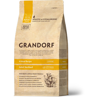 Grandorf Sterilised Holistic Probiotic 4 вида мяса 1кг. развес