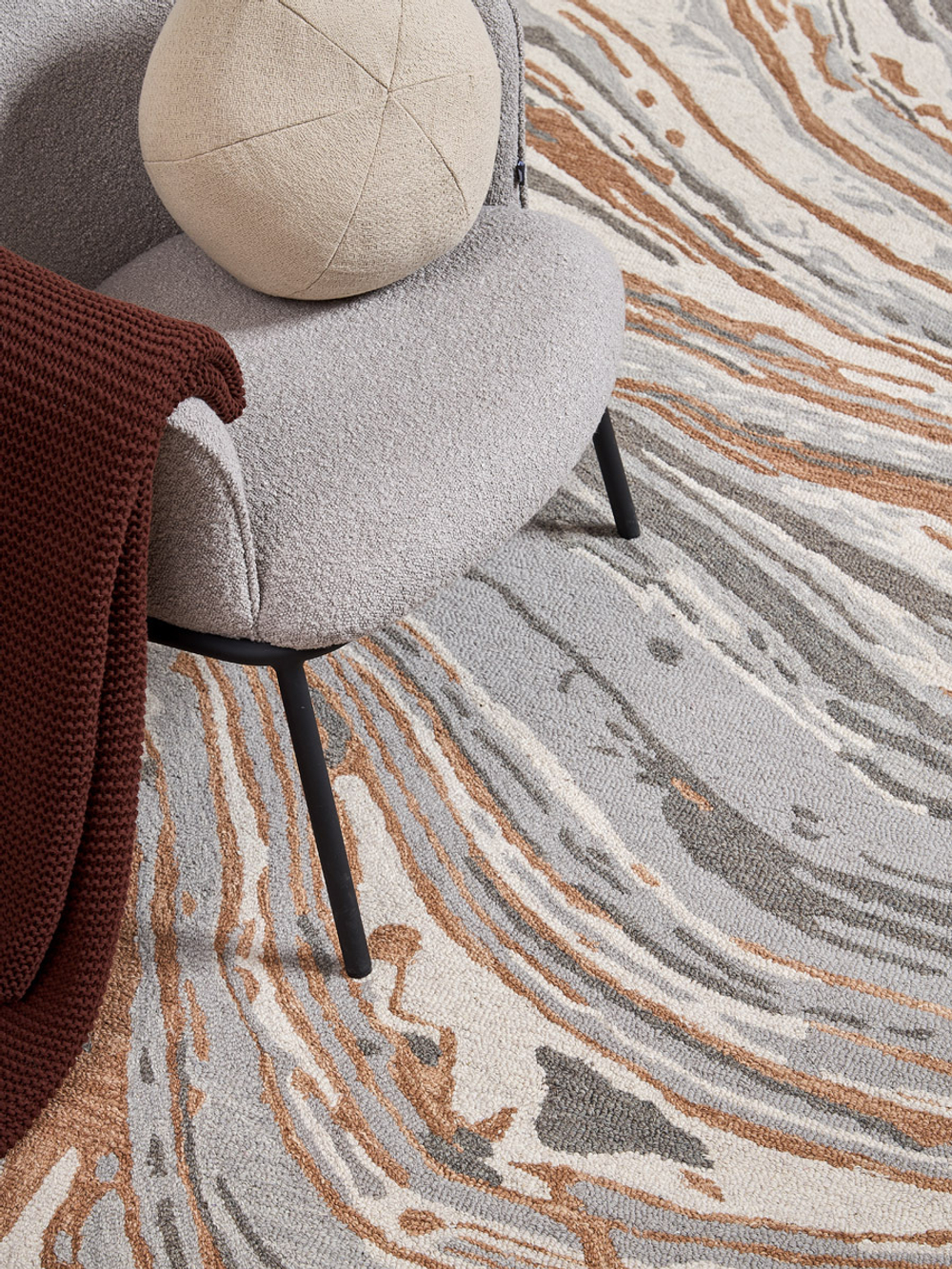 Ковер из шерсти earth из коллекции ethnic