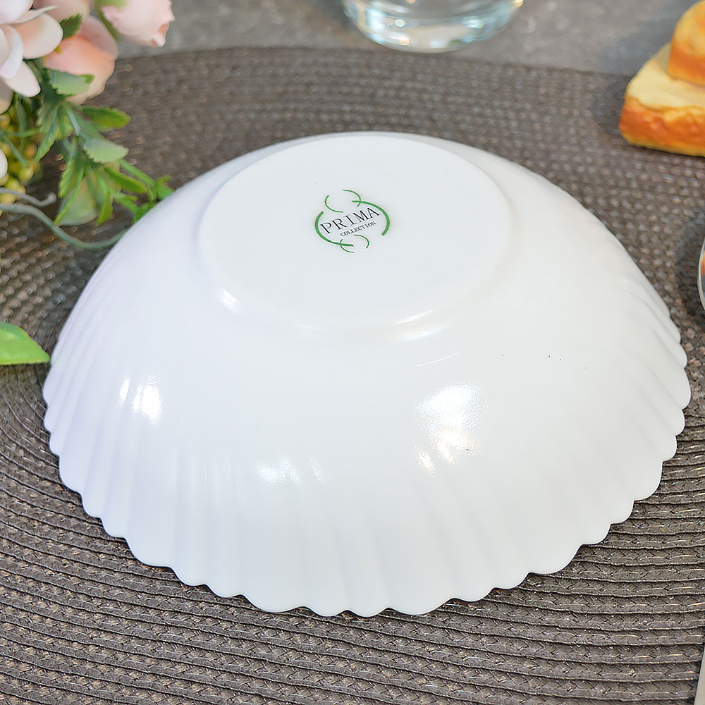 Набор тарелок суповых 6шт 17,5см "Белая дама" Prima Collection