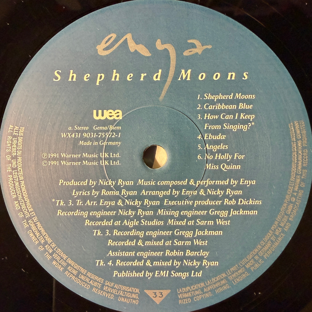 Enya- Shepherd Moons (Германия 1991г.)