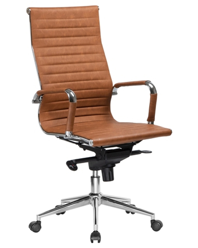 Офисное кресло для руководителей DOBRIN CLARK, светло-коричневый №321