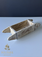 Ящик для цветов декоративный "Брик" деревянный CAMPO Home & Garden 39x14x8 см
