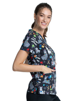 Топ медицинский женский Cherokee CK651, лама, XS