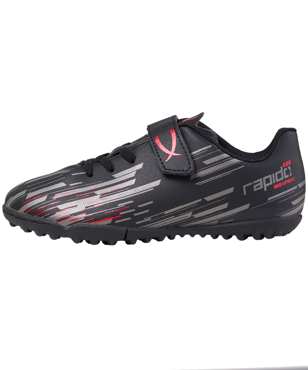 Бутсы многошиповые Rapido TF Black/grey, детский