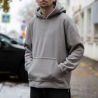 Худи SHADOW Fleece Total, серо-бежевый