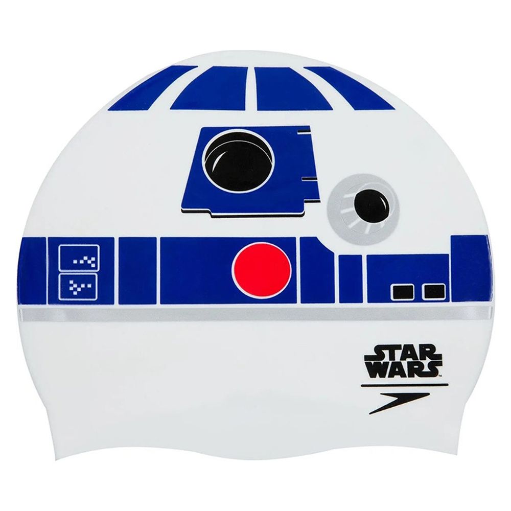 Шапочка для плавания силиконовая Speedo Star Wars Slogan Print Cap R2-D2