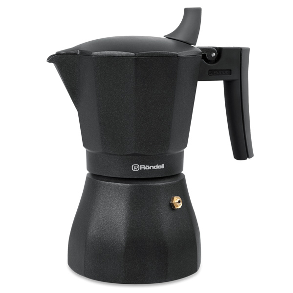 Гейзерная кофеварка RONDELL 499-RDS 6 чашек Kafferro