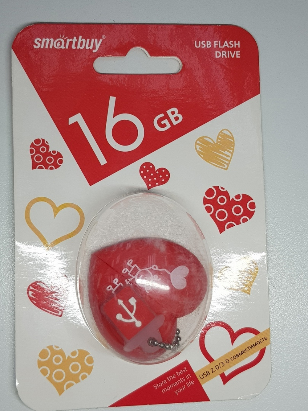 USB флешка Smartbuy 16GB Wild Series Сердце