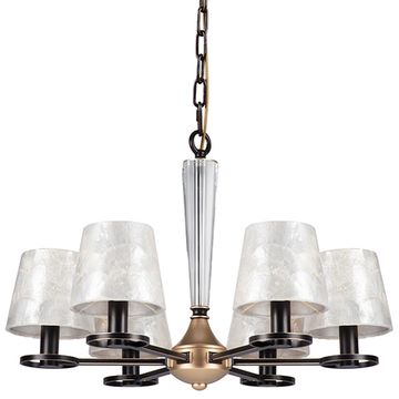 Люстра подвесная 707061 черный/золото Perla Lightstar