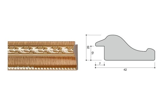 Багет интерьерный 42*20 4510C-056A1  (135177)