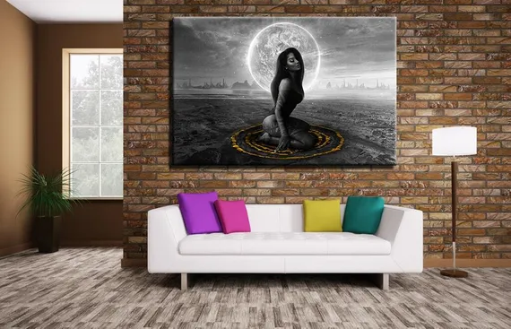 Постер "Девушка в дюнах"