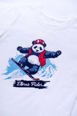 Футболка "Панда Elbrus rider"