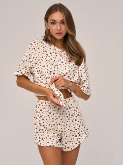 С-1462 Пижама из хлопка (шорты и топ)