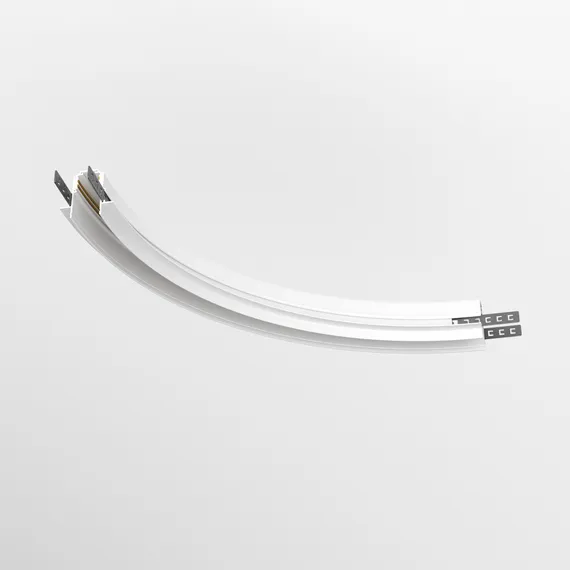 Коннектор радиусный R300 Exility встраиваемый под ГКЛ 12,5 мм, белый Technical tra044-angle.12w
