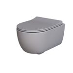 Унитаз Abner 103T20301R (545*360*330) МАТОВЫЙ СЕРЫЙ подвесной БЕЗОБОДКОВЫЙ, 1 место
