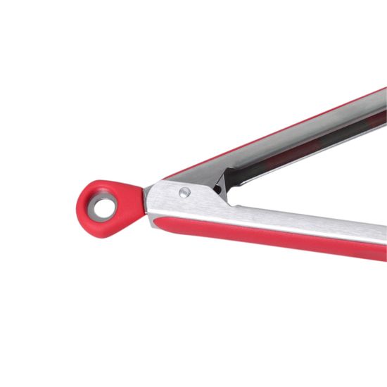 Щипцы силиконовые 35,5 см Kamille КМ 7513 с ручками из нержавеющей стали