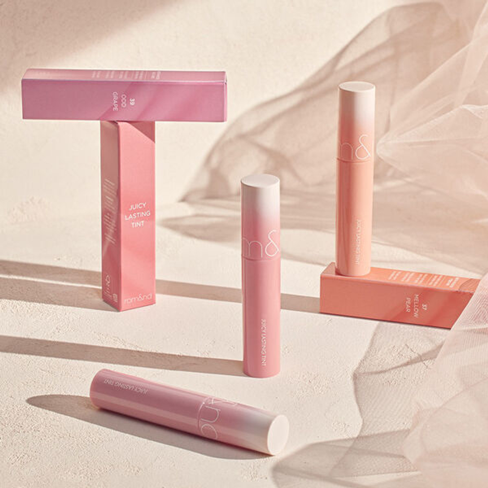 Сочный стойкий глянцевый тинт для губ Rom&Nd Juicy Lasting Tint #37 Mellow Pear, 5.5гр