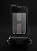 Сумка - слинг алюминиевая чёрная