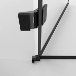Душевой уголок Niagara Nova NG-6831-34BLACK 90х90 стекло прозрачное/профиль черный матовый