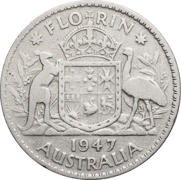 1 флорин 1947 Австралия