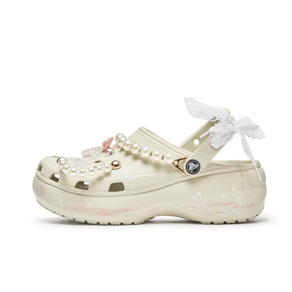 Crocs Classic Platform Clog 'Shimmer Butterfly'