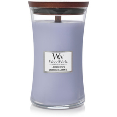 WoodWick Lavender Spa Vase (Lavender Spa) - Scented Candle 609.5g