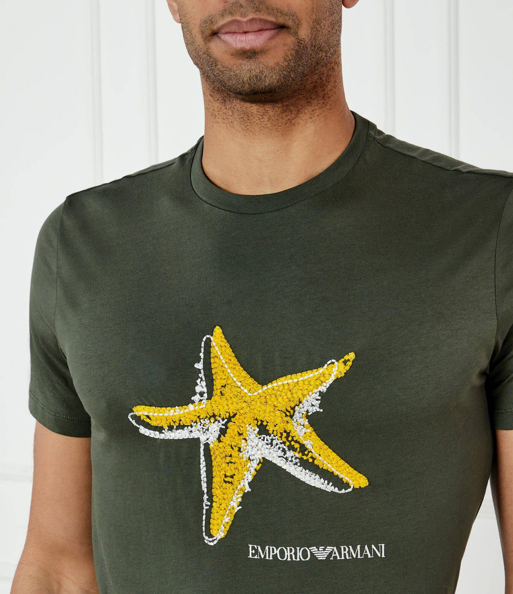Футболка Emporio Armani - оливковый(EM000574 AF12347)