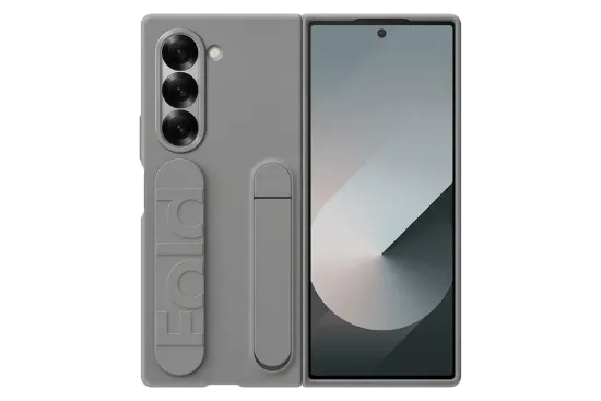 Чехол Samsung Silicone Case Fold6 серый