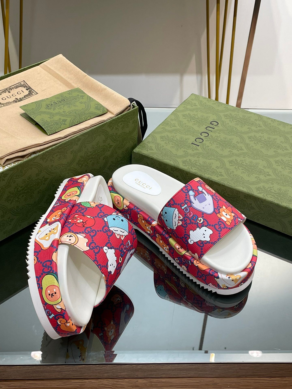Gucci Platform Slide Sandal