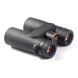 Бинокль Eyeskey Sport 10x42 с оранжевым кольцом линз, перспектива сбоку