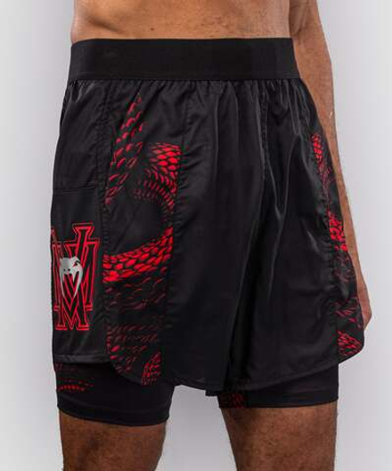 Шорты спортивные Venum Matupa Black/Red/Silver