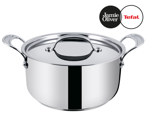 Кастрюля с крышкой Tefal Jamie Oliver 24 см 5,2 л H8044644